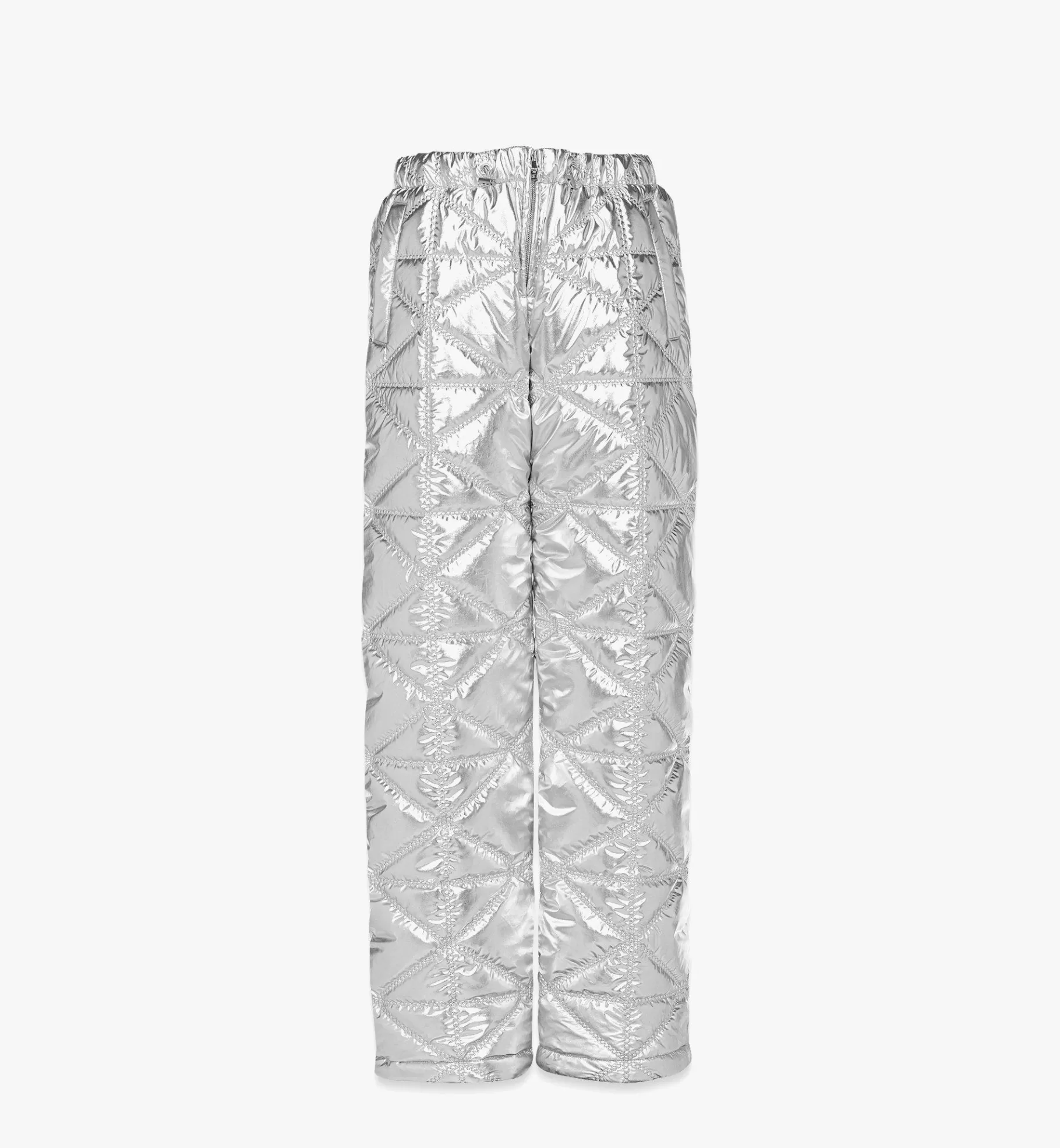 Store Après-Ski Quilted Pants In Metallic Polyester Women Pants & Skirts