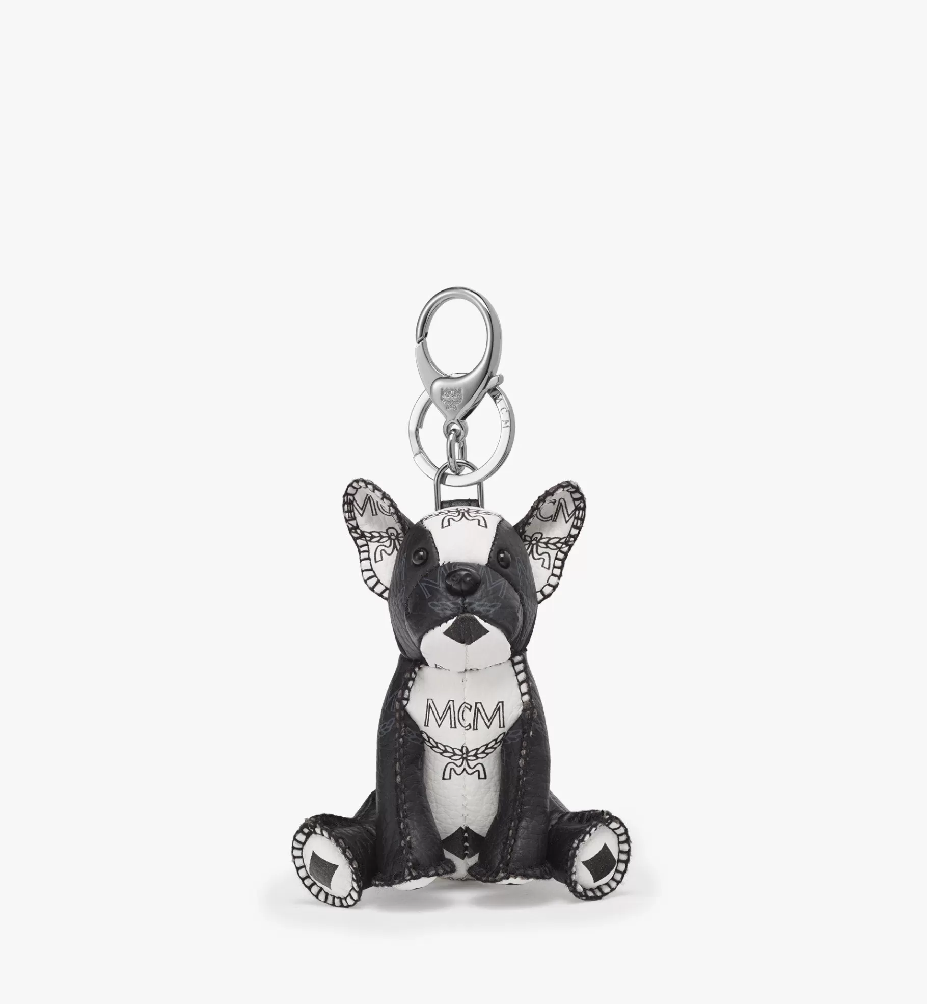 New Aren M Pup Charm In Visetos Women Card Holders & Small Accessories | Bag Accessories