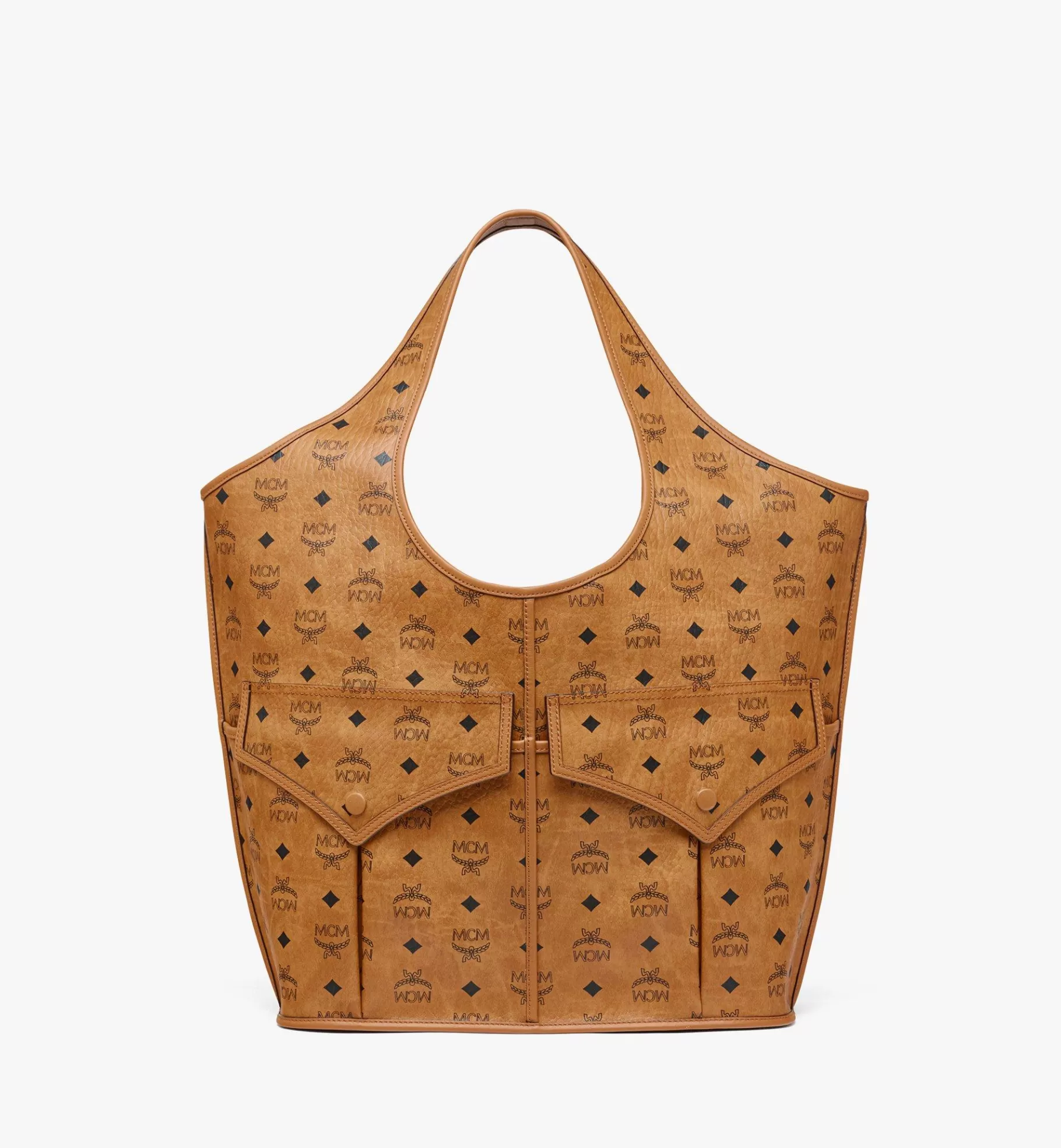 New Aren Mama Shopper In Visetos Women Totes & Shoppers | Mcm Icons