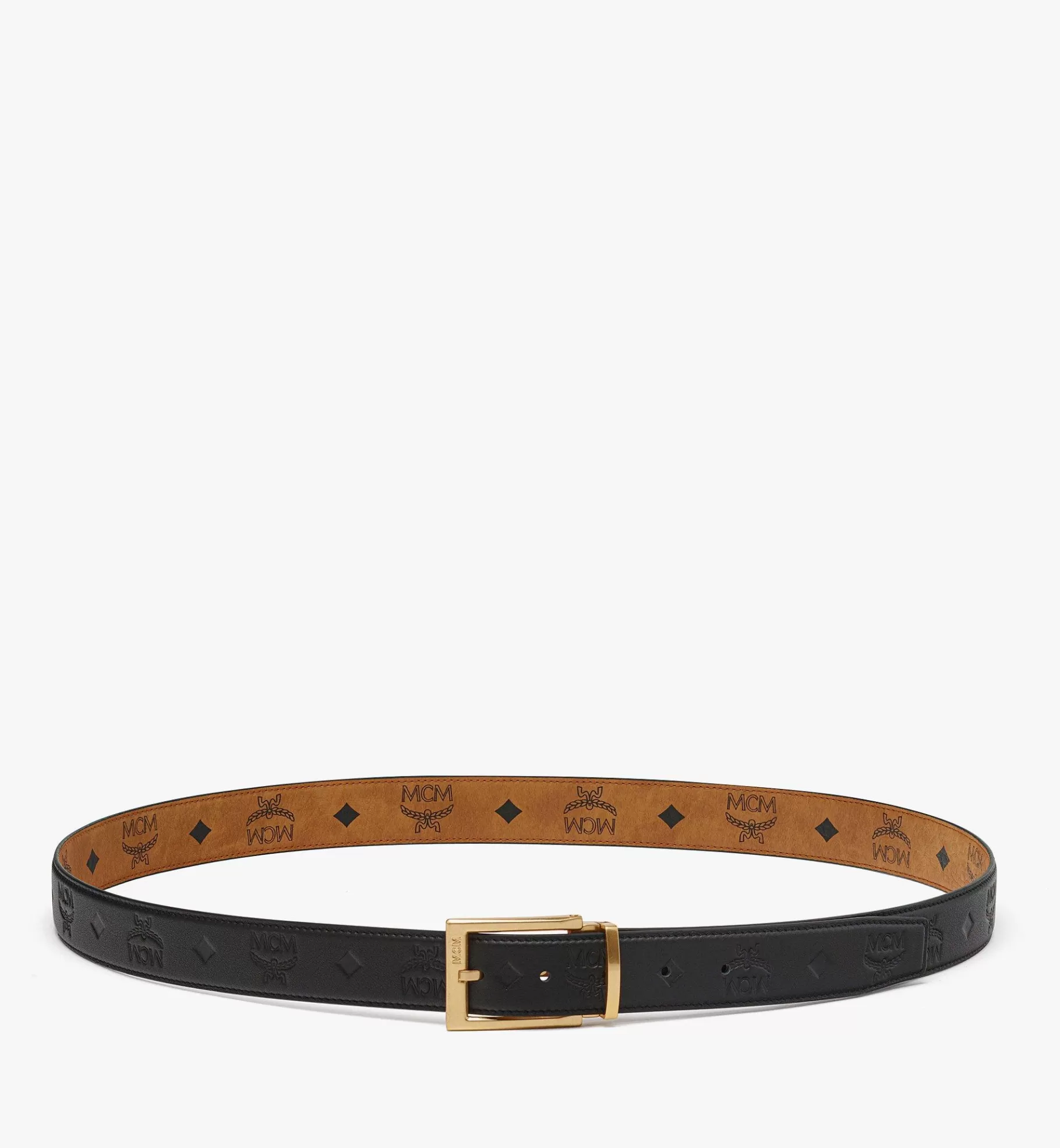 Outlet Aren Reversible Belt 1.3” In Embossed Monogram Leather Women Belts | Belts