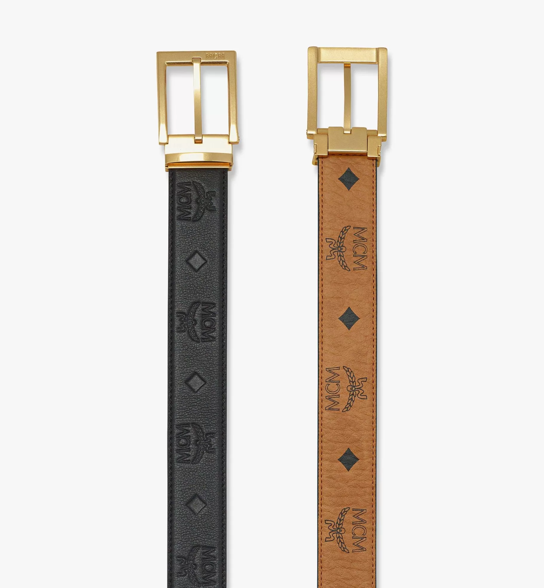 Outlet Aren Reversible Belt 1.3” In Embossed Monogram Leather Women Belts | Belts