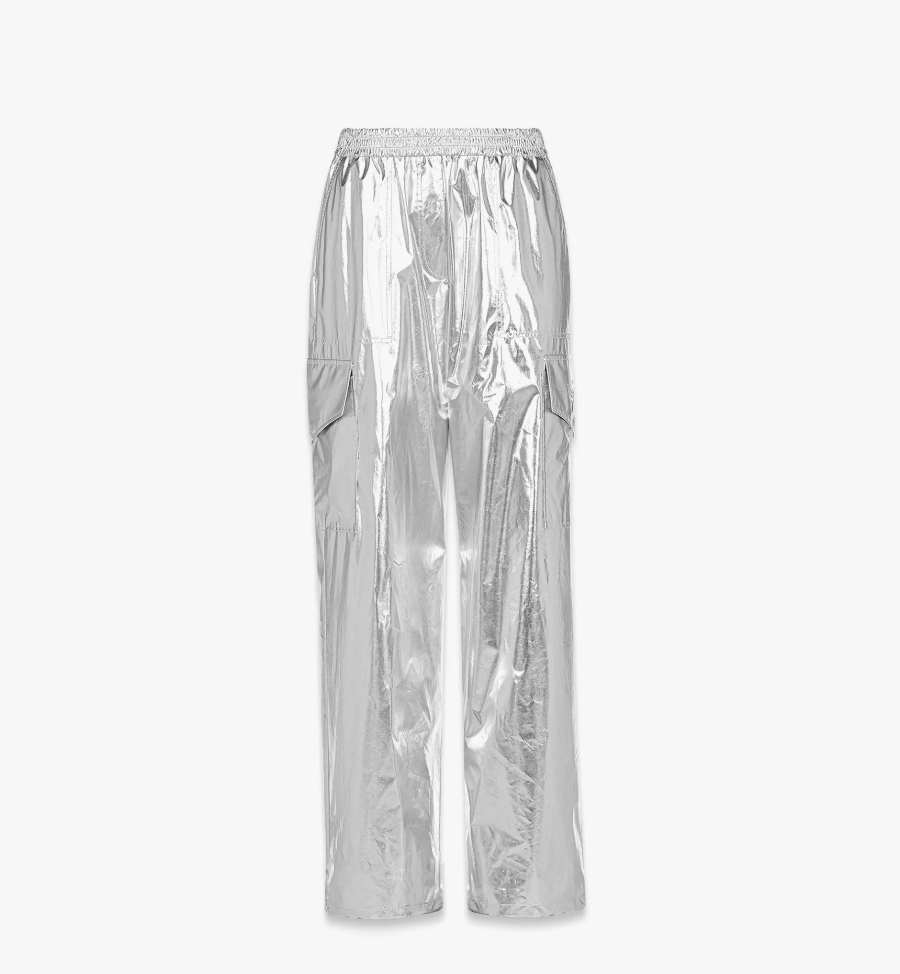 Cheap Cargo Pants In Metallic Polyester Women Pants & Skirts