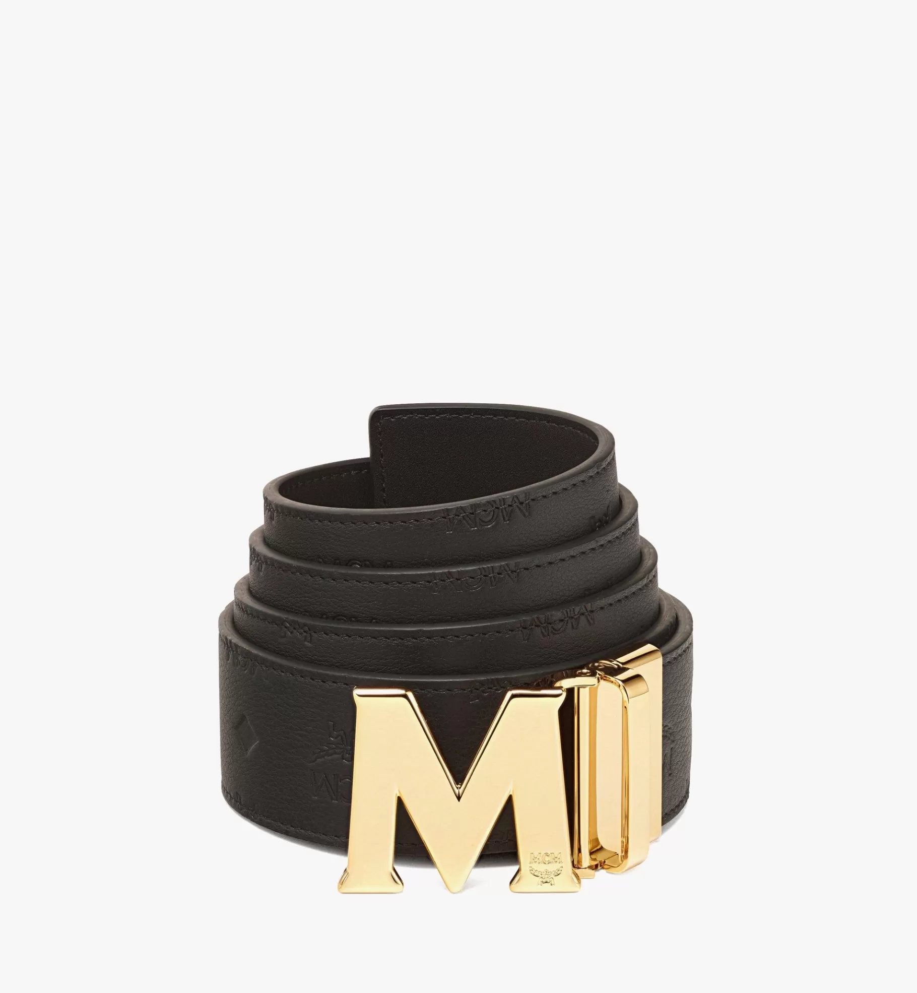 Hot Claus M Reversible Belt 1.75” In Embossed Monogram Leather Women Belts | Belts