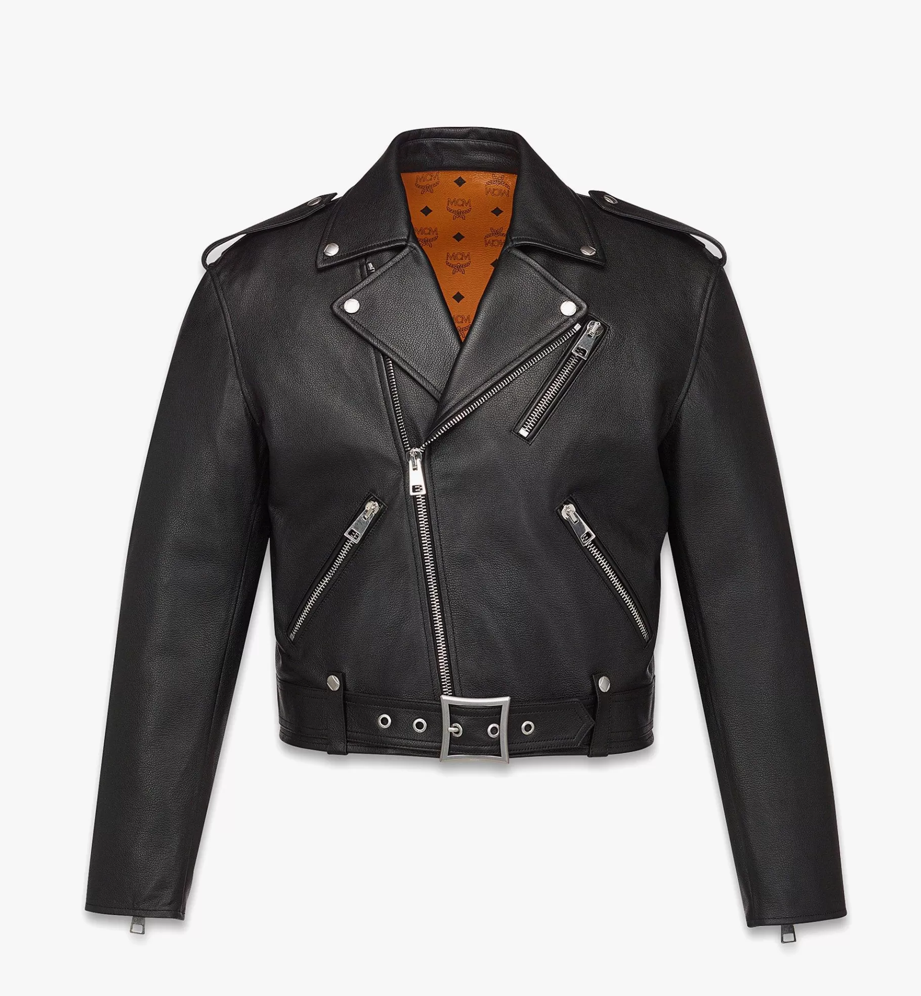 Cheap Cropped Rider Jacket In Lamb Leather Women Jackets & Coats | Jackets & Coats