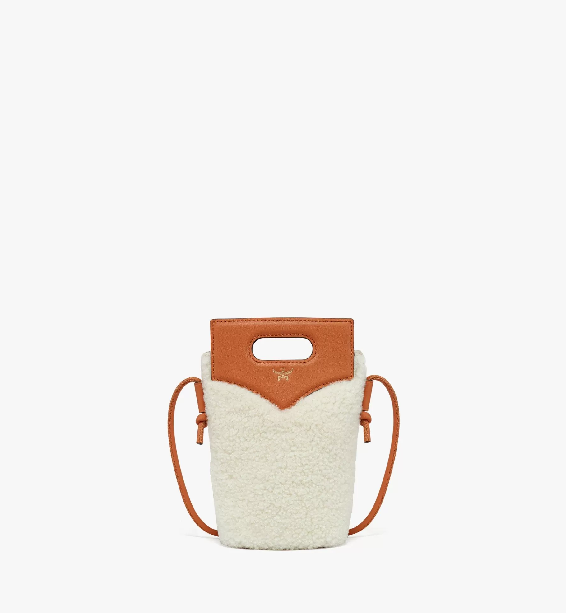 Clearance Diamond Crossbody Pouch In Shearling And Calf Leather Women Mini Bags | Mini Bags