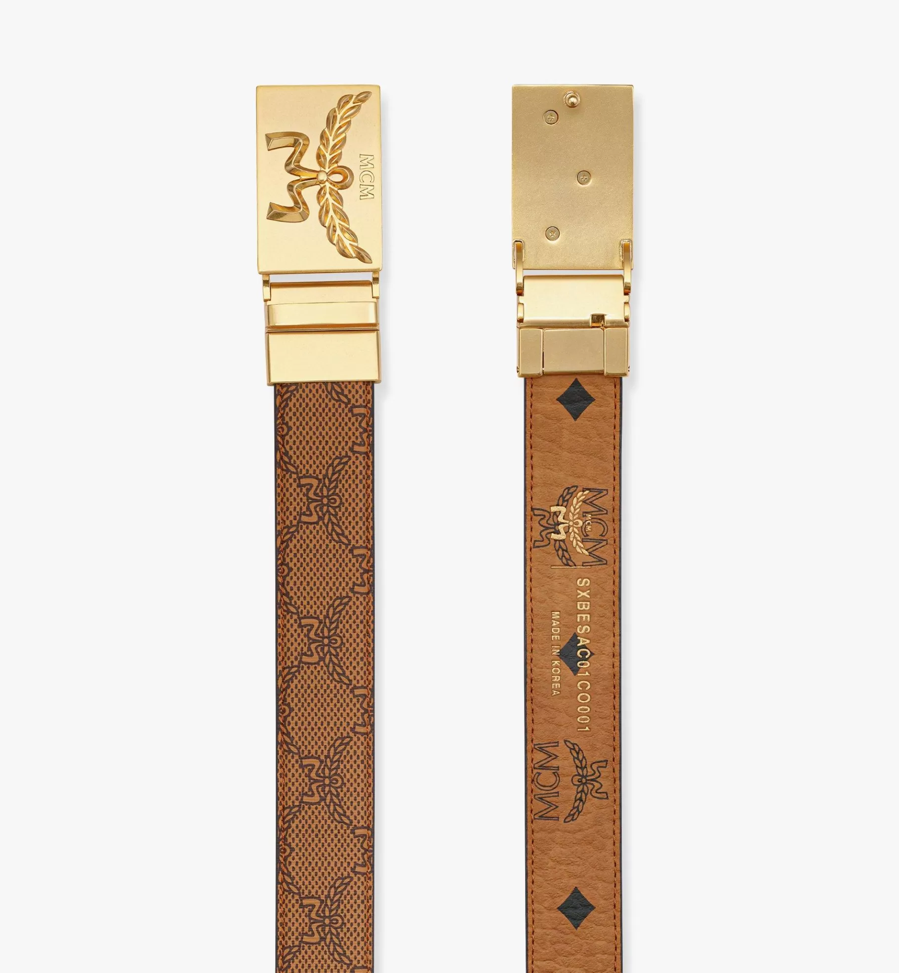 Best Himmel Brass Plate Reversible Monogram Belt Women Belts | Belts