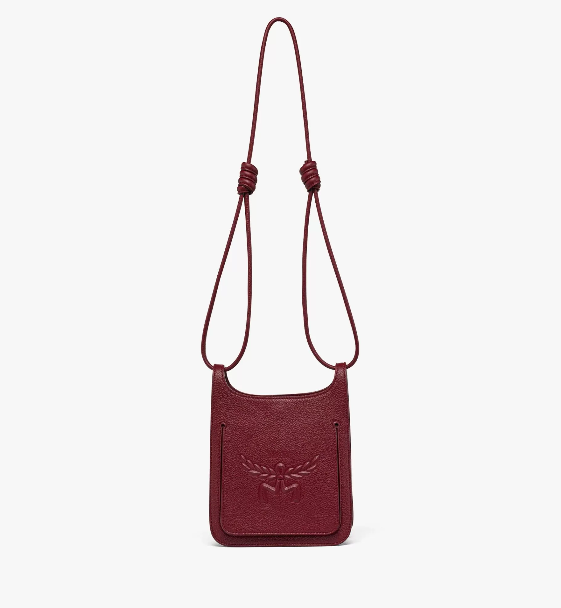 New Himmel Hobo In Embossed Logo Leather Women Shoulder & Crossbody Bags | Mini Bags