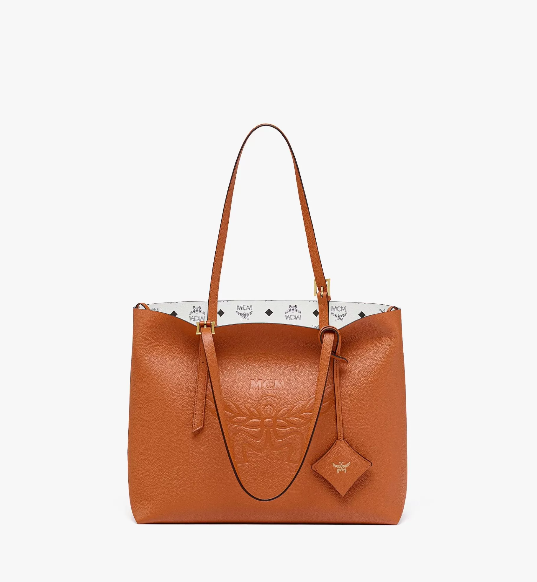 Flash Sale Himmel Shopper In Embossed Logo Leather Women Totes & Shoppers | Totes & Shoppers