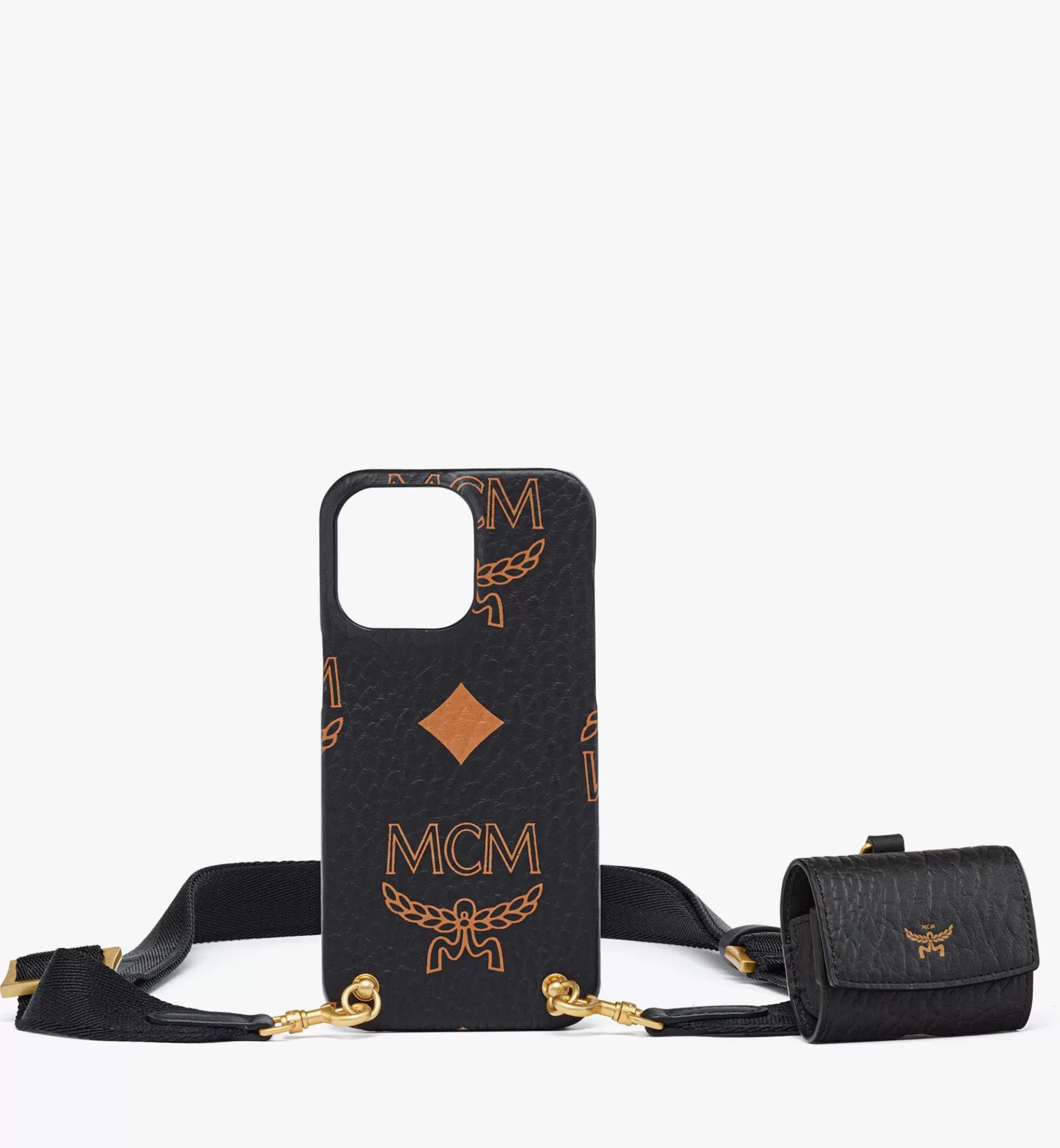 Discount IPhone 15 Pro Max Case W/ AirPods Pro Charm In Maxi Visetos Women Tech Accessories | Tech Accessories