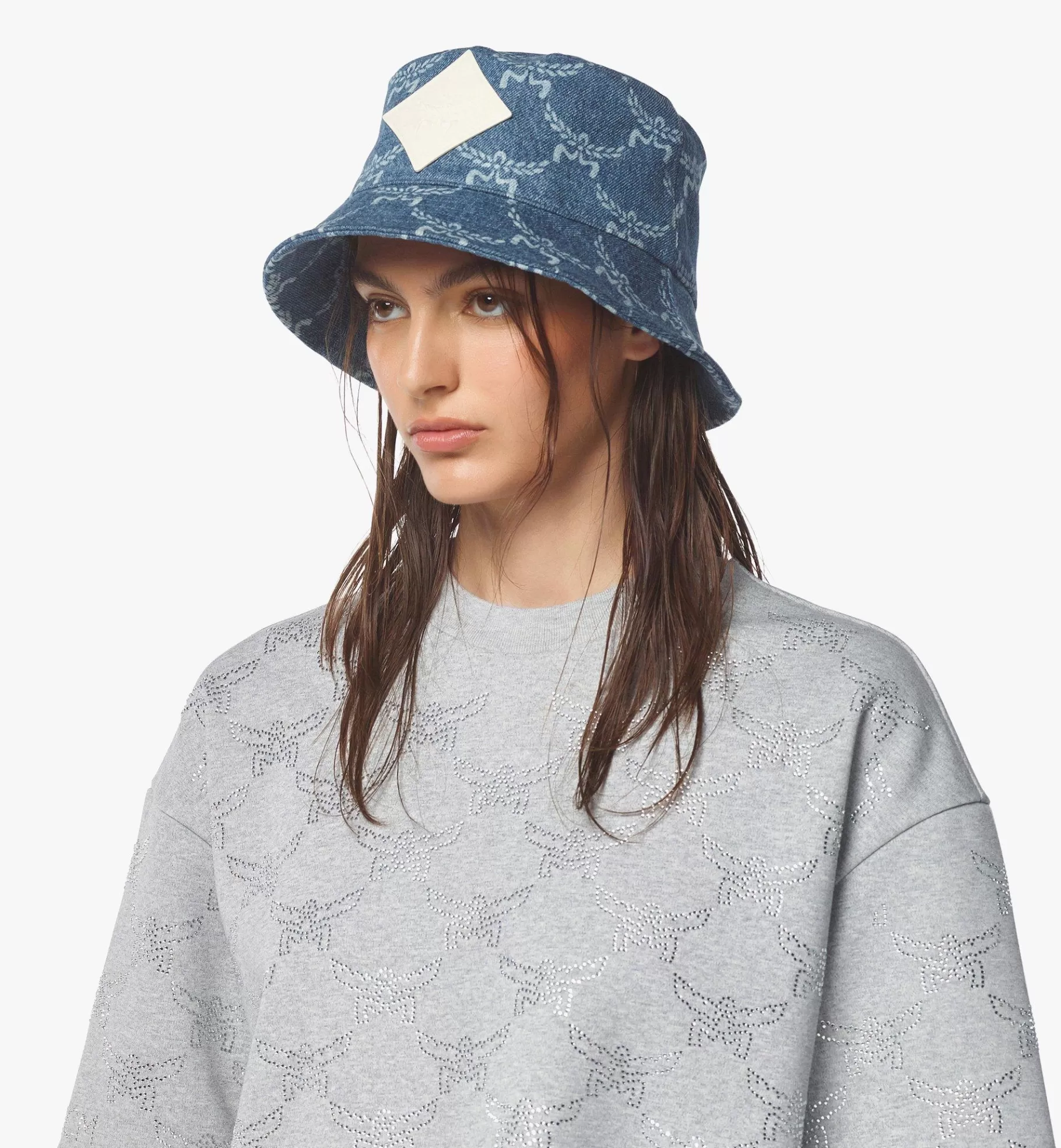 Flash Sale Lauretos Denim Bucket Hat Women Hats And Hair Accessories | Hats