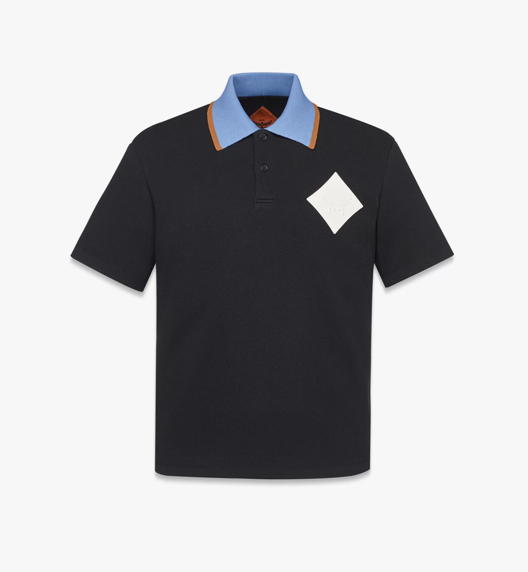 Fashion Logo Patch Piqué Polo Tops & T-Shirts