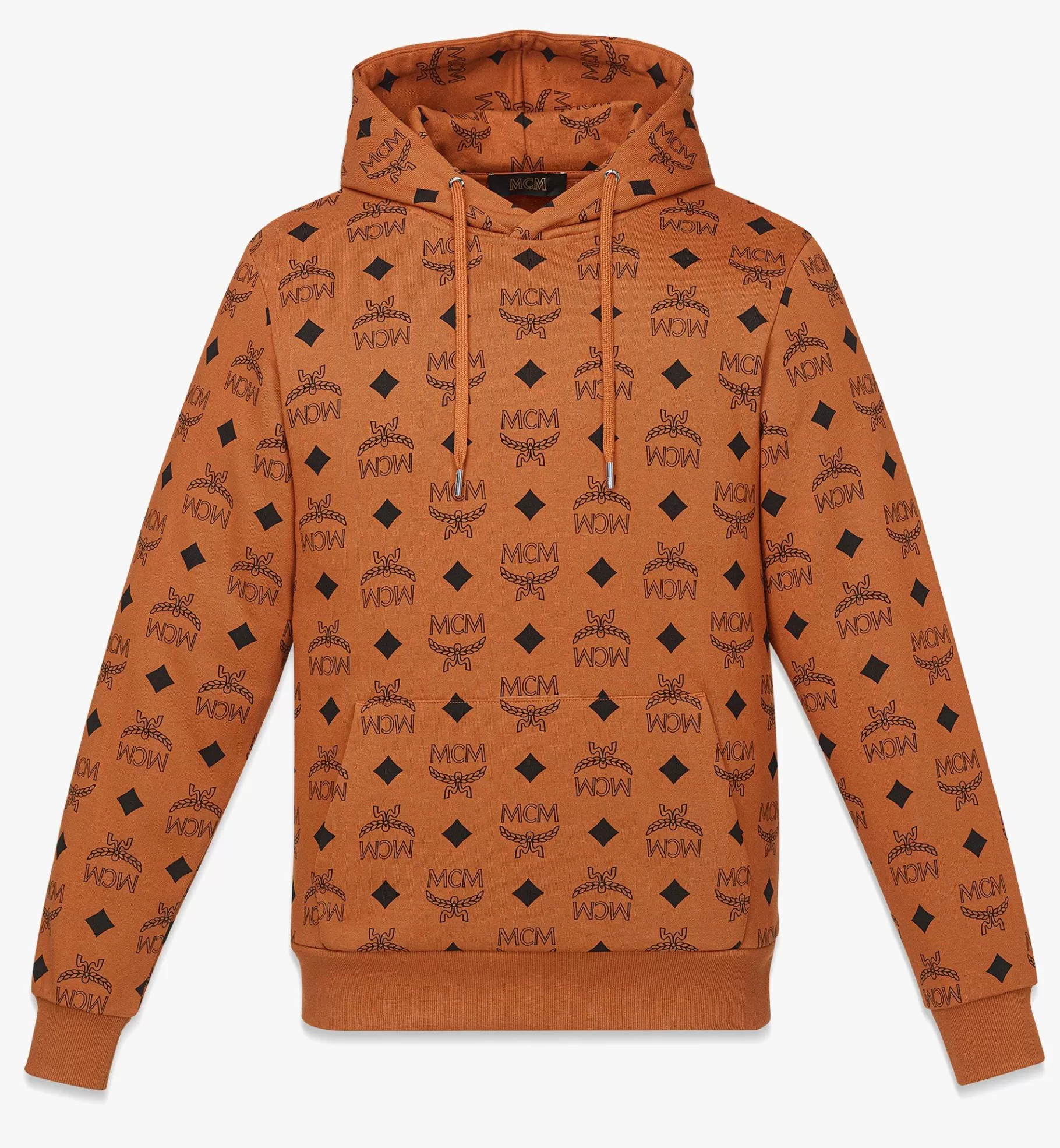 Discount Maxi Monogram Print Hoodie In Organic Cotton Knitwear & Hoodies