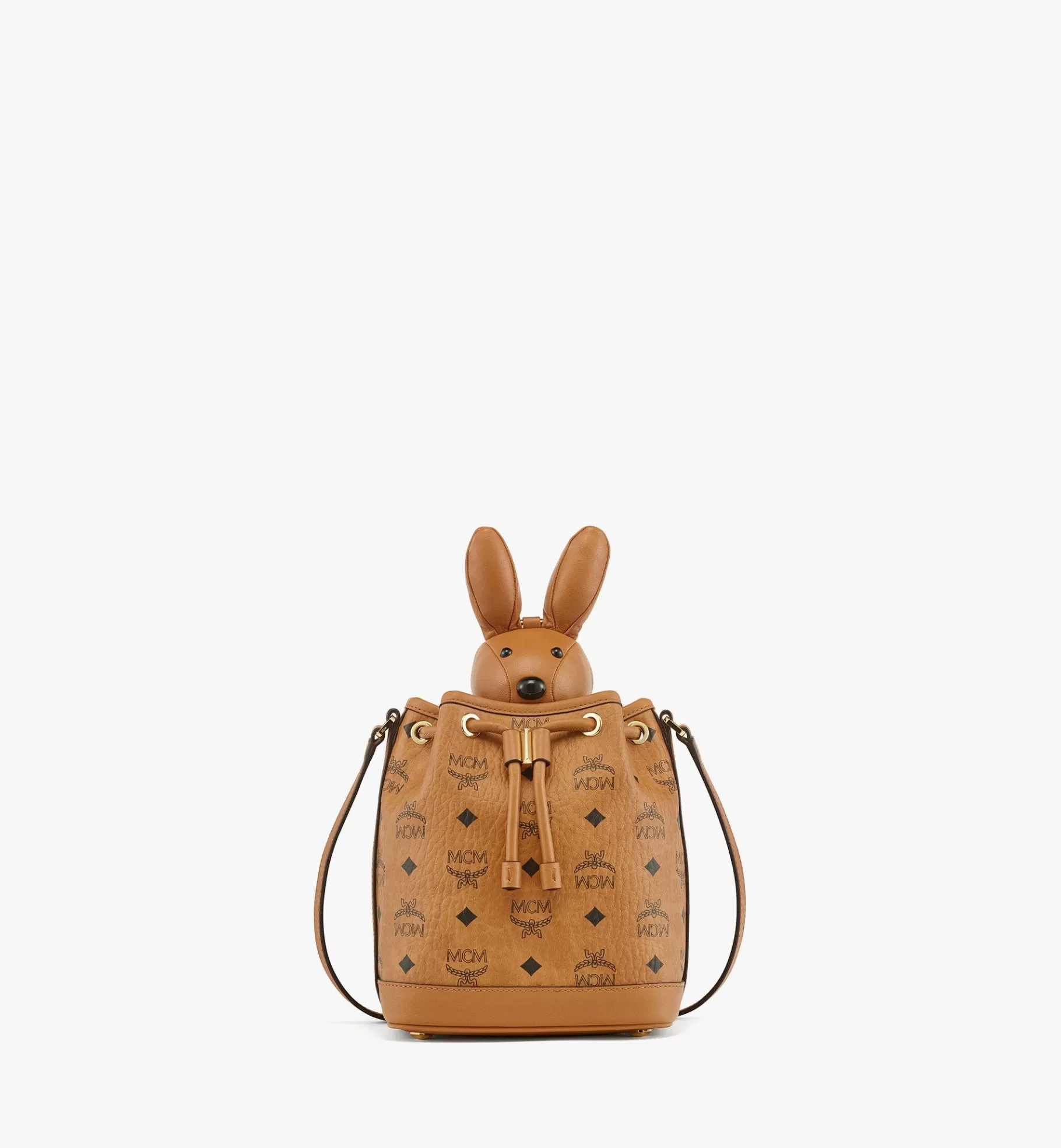 Fashion Park Rabbit Drawstring Bag In Visetos Women Shoulder & Crossbody Bags | Mini Bags