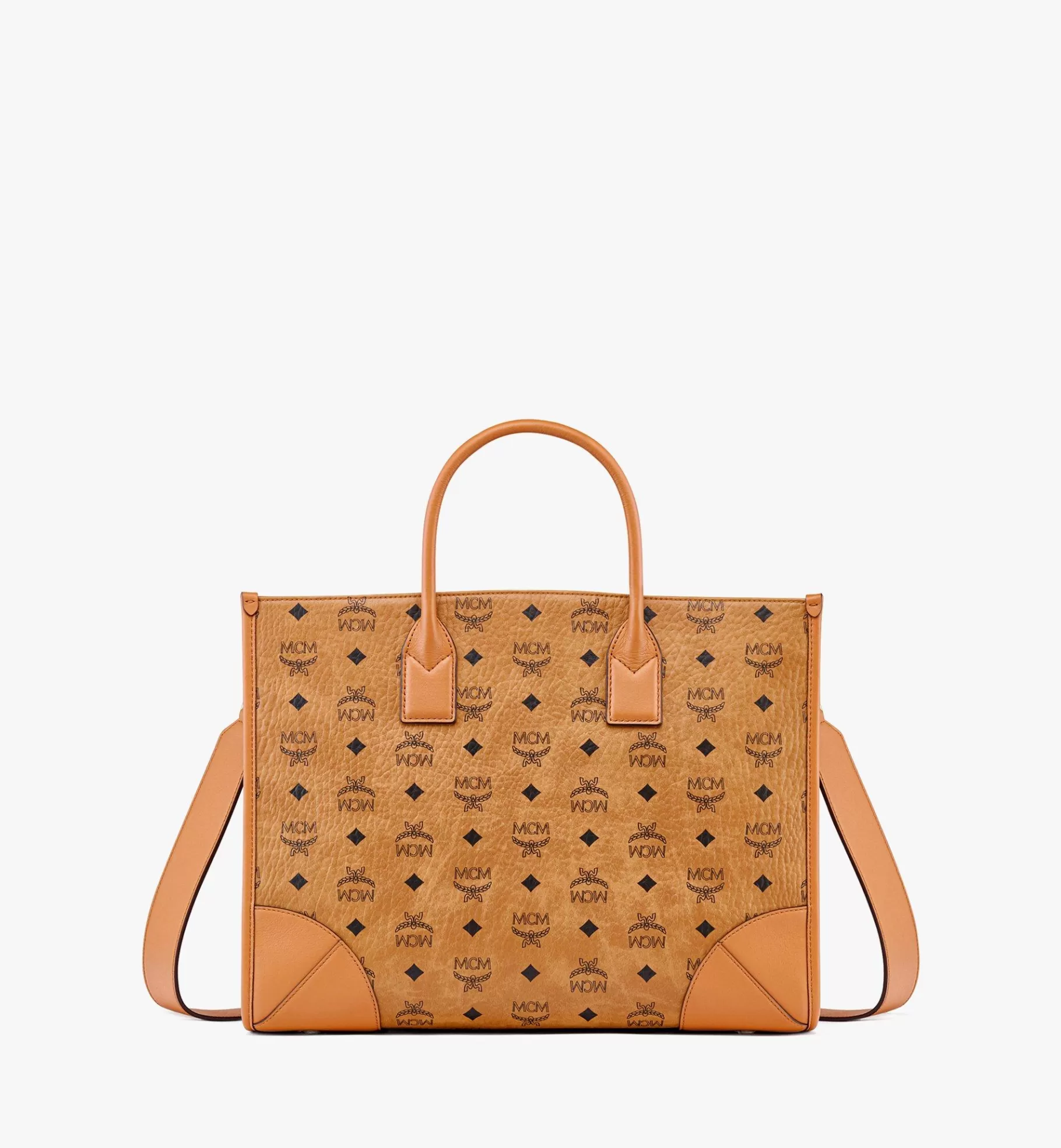 New München Tote In Visetos Mcm Icons