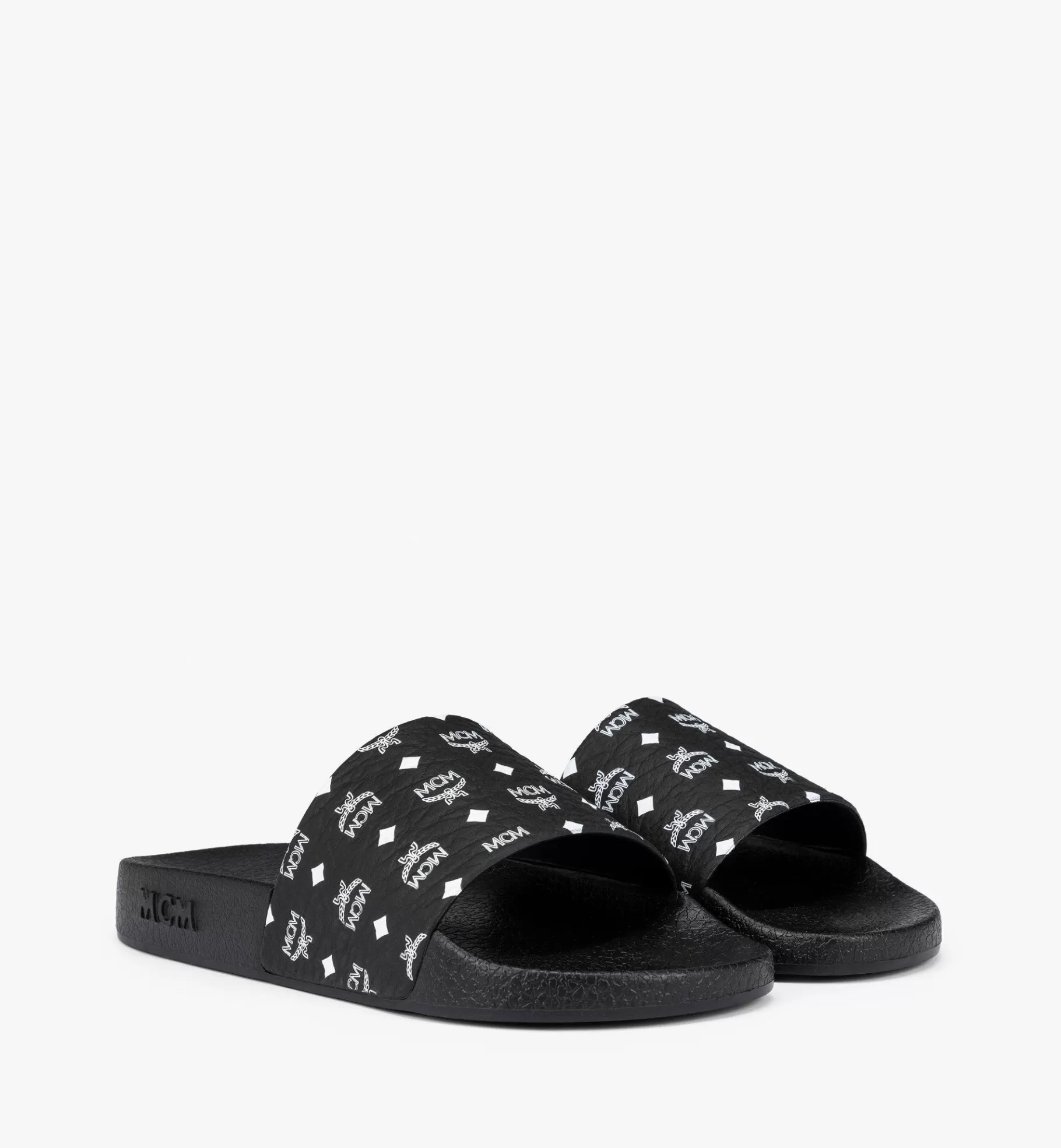 Discount Monogram Print Rubber Slides Women Slides & Sandals | Slides & Sandals