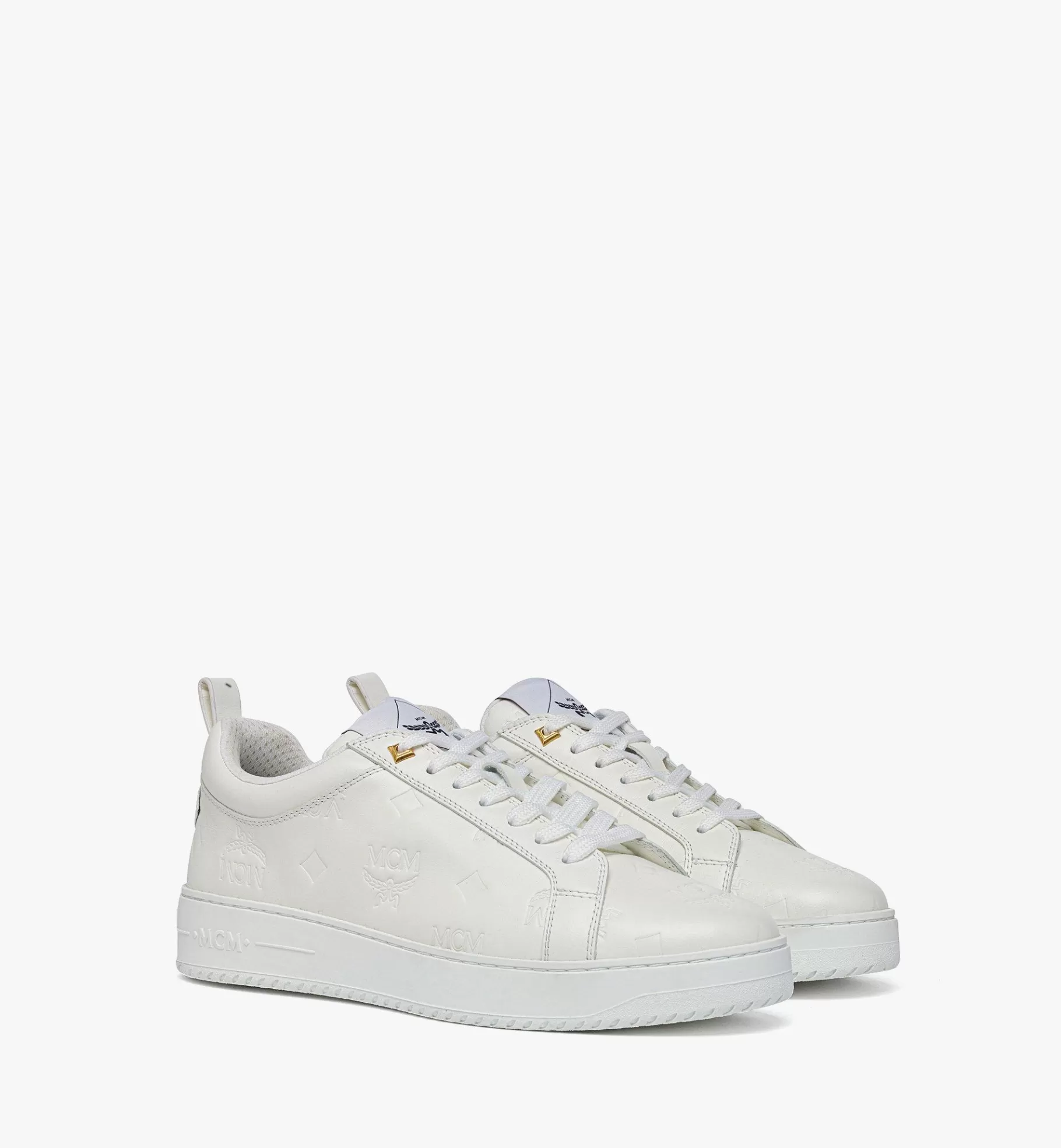 Shop Neo Terrain Lo Sneakers In Monogram Leather Women Sneakers | Sneakers