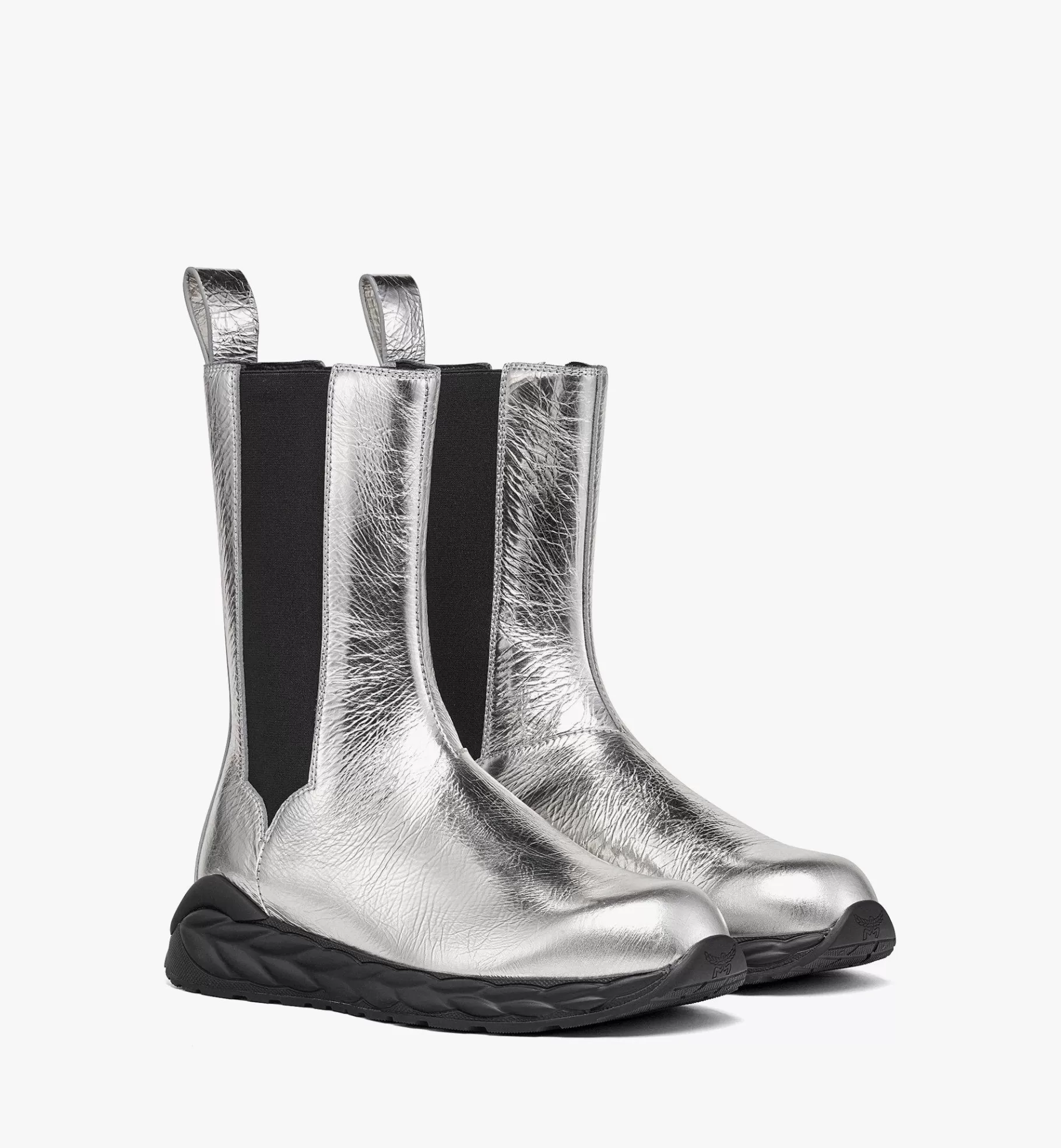 Hot Skywander Boots In Metallic Calf Leather Women Boots