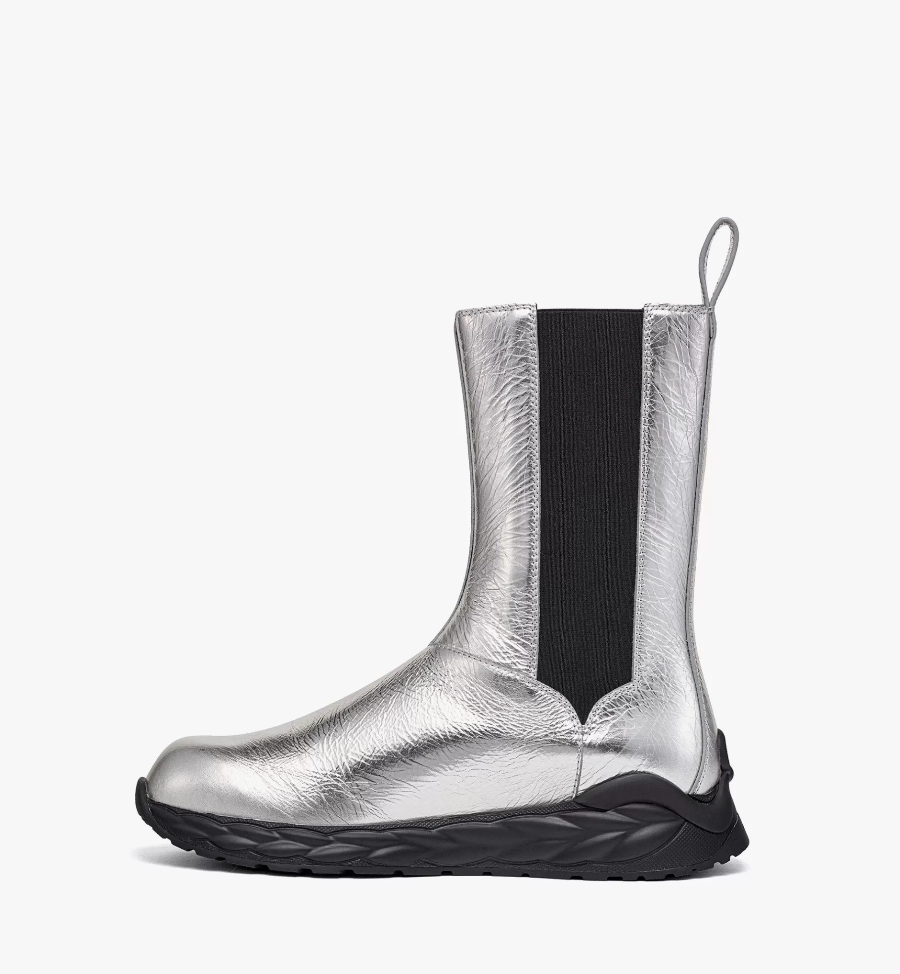 Hot Skywander Boots In Metallic Calf Leather Women Boots