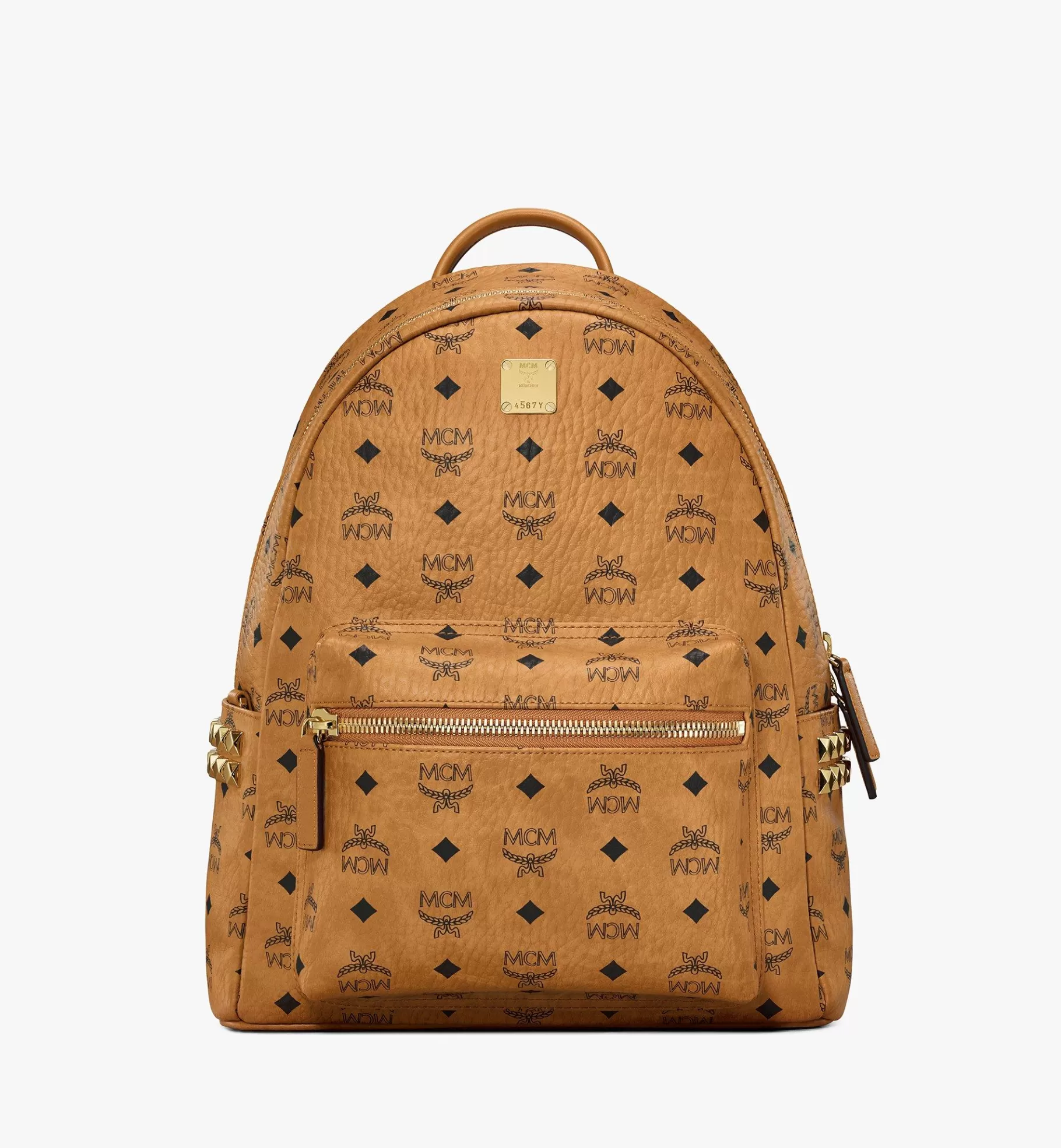 Flash Sale Stark Side Studs Backpack In Visetos Mcm Icons