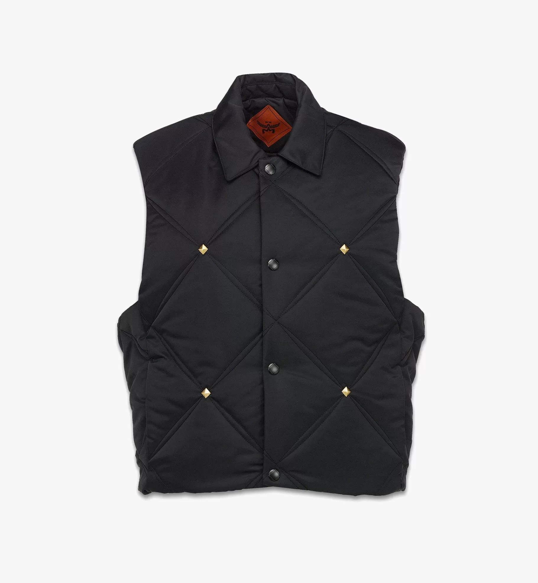 Fashion Studded Vest In Recycled Nylon Women Jackets & Coats | Jackets & Coats