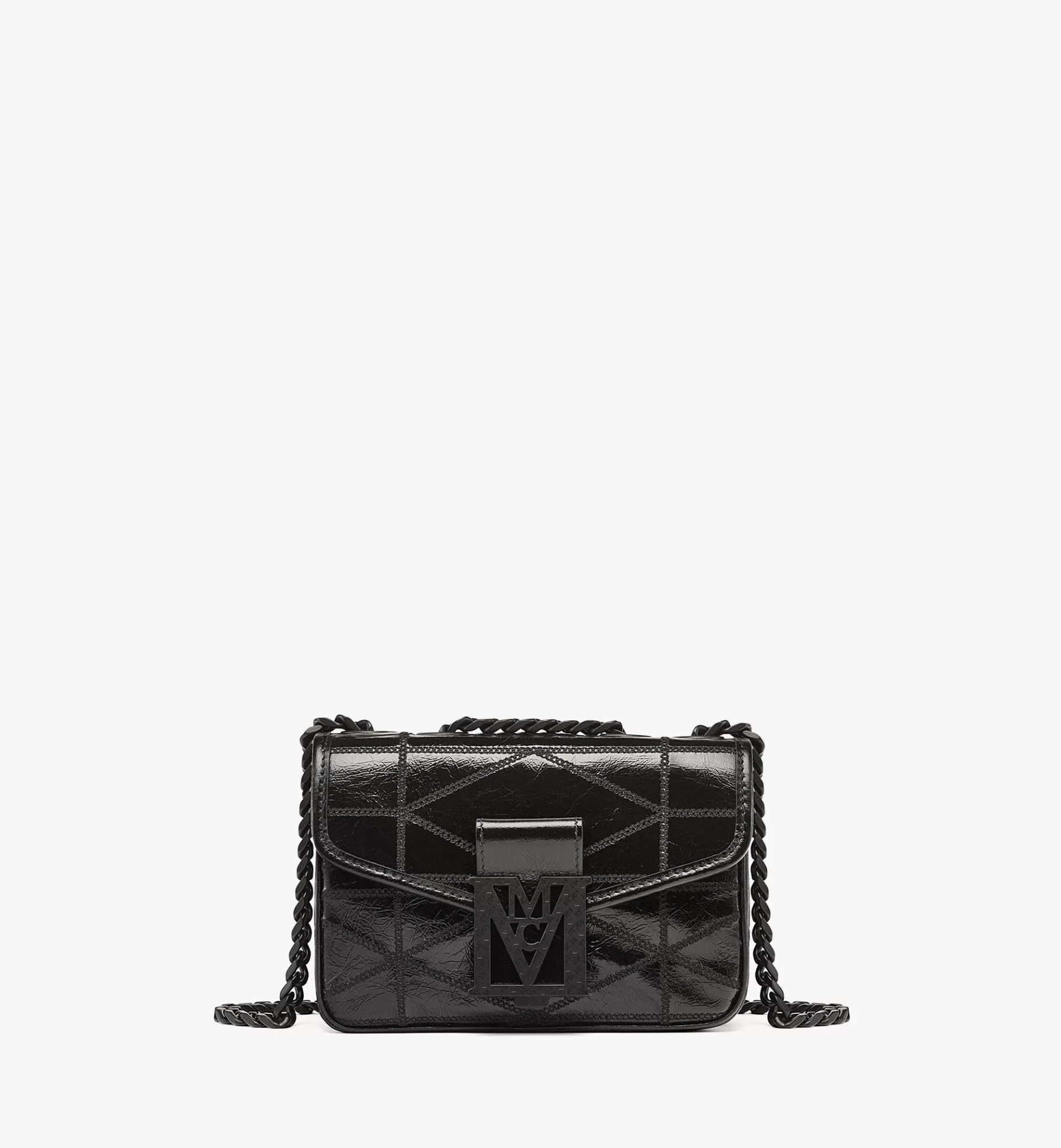 Store Travia Quilted Shoulder Bag In Crushed Leather Women Shoulder & Crossbody Bags | Mini Bags